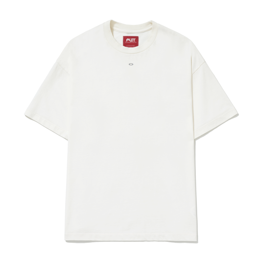 Foil Nano Logo Tshirt  Bone White