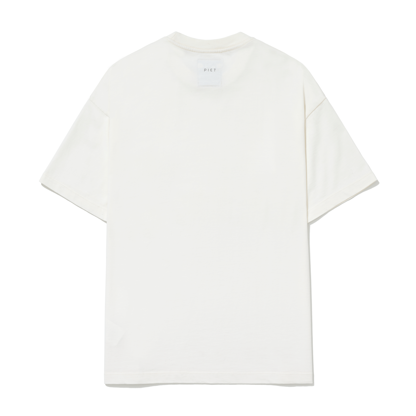 Foil Nano Logo Tshirt  Bone White