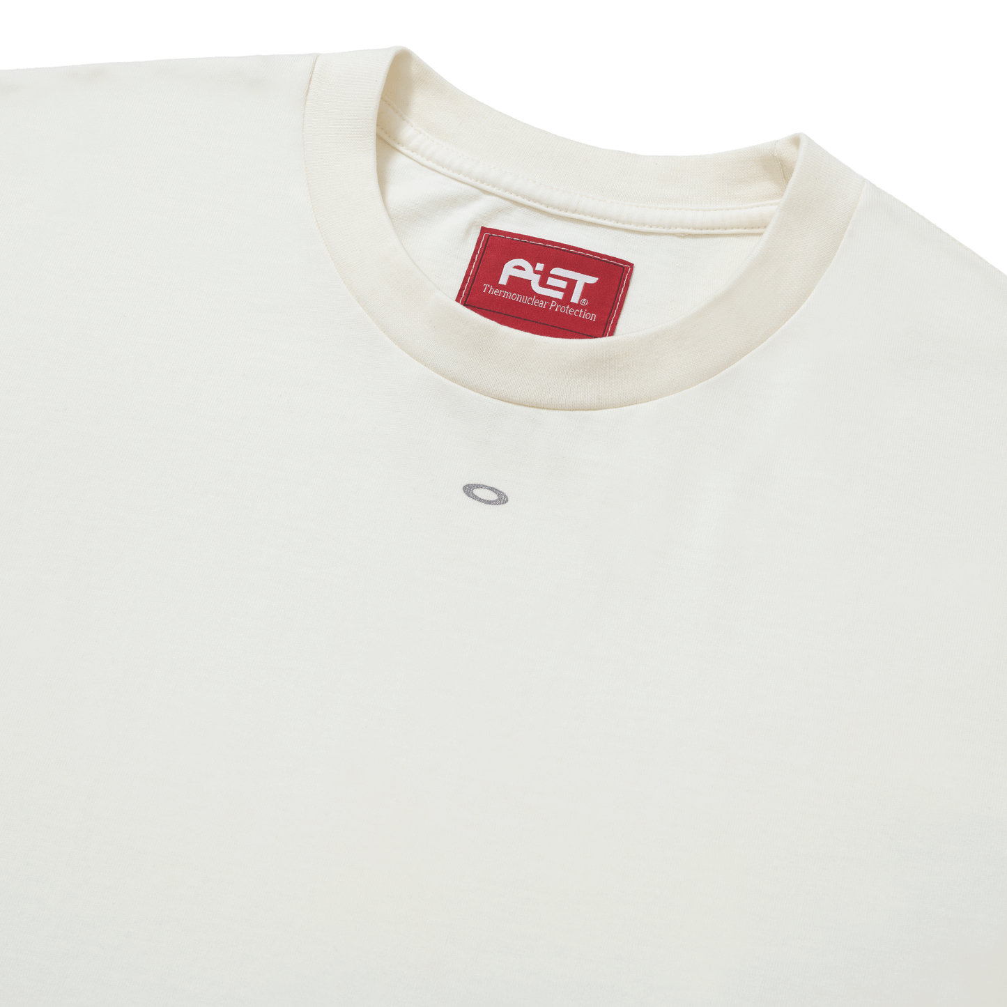 Foil Nano Logo Tshirt  Bone White