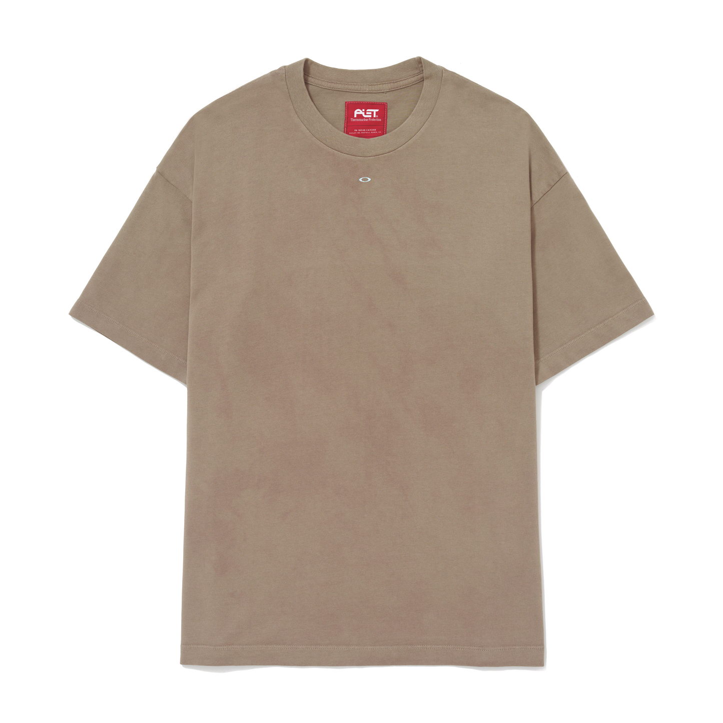 Foil Nano Logo Tshirt  Dark Tan
