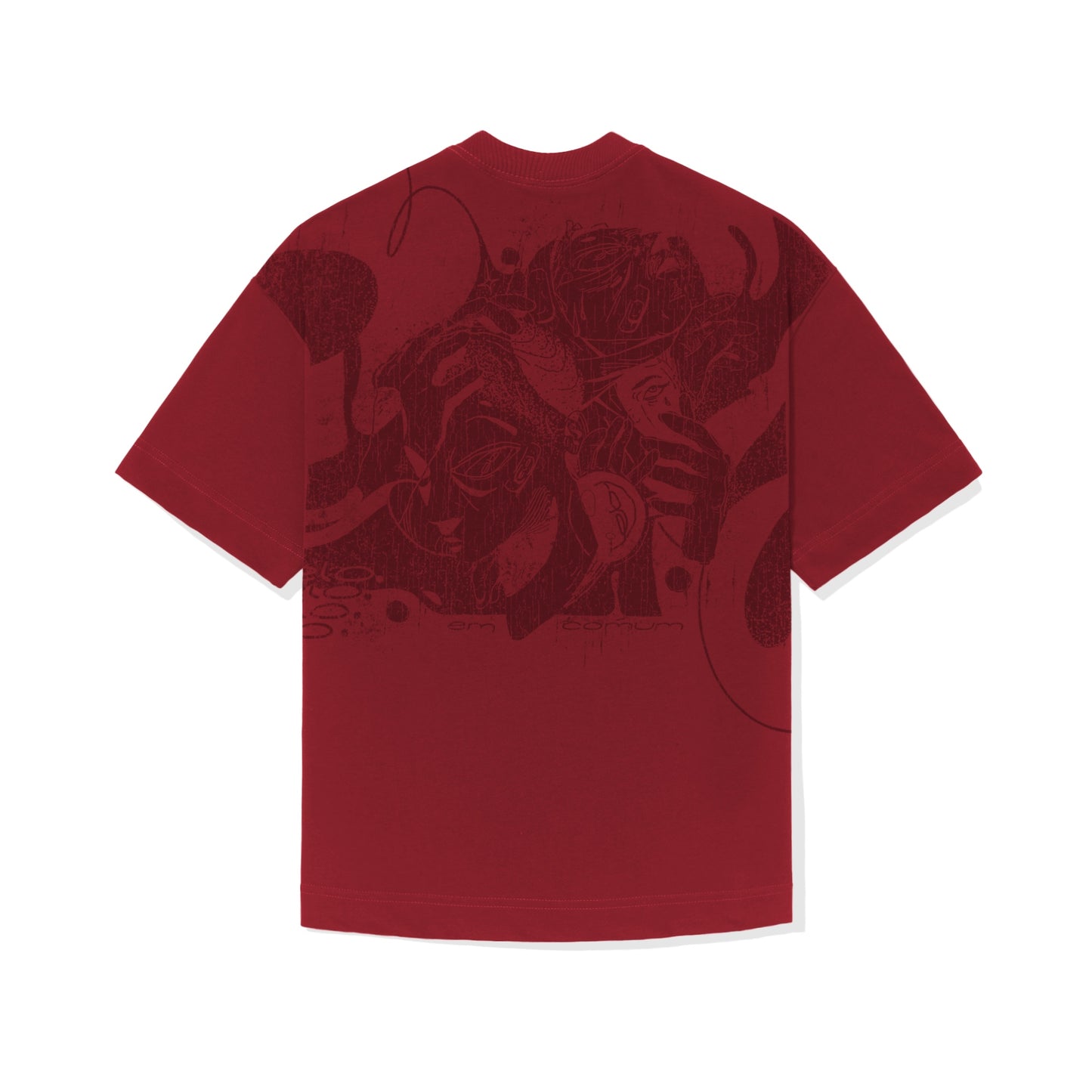 CAMISETA REGULAR FREAK  VERMELHO