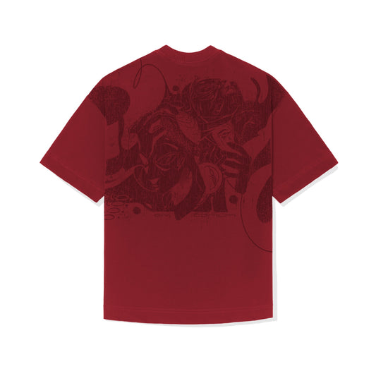 CAMISETA REGULAR FREAK  VERMELHO