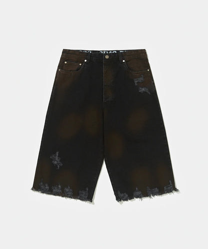 Black Denim Capri Trousers  Black Denim