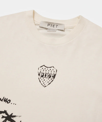 Camiseta Autograph Raw Edge - Bone White