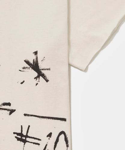 Camiseta Autograph Raw Edge - Bone White