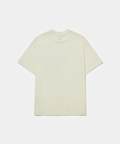 Emblem Relaxed Tshirt  Bone White