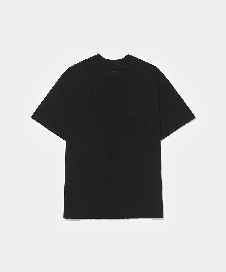 Emblem Relaxed Tshirt  Vintage Black