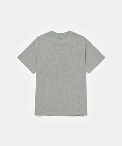 Logo Tshirt  Grey Melange