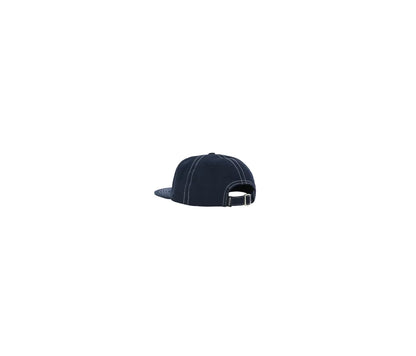 Fine Line 6-Panel in Navy