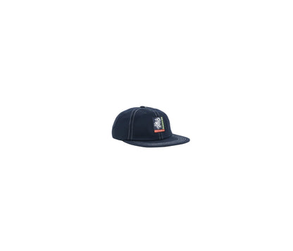 Fine Line 6-Panel in Navy