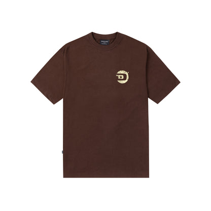 Fingerprint TShirt In Brown