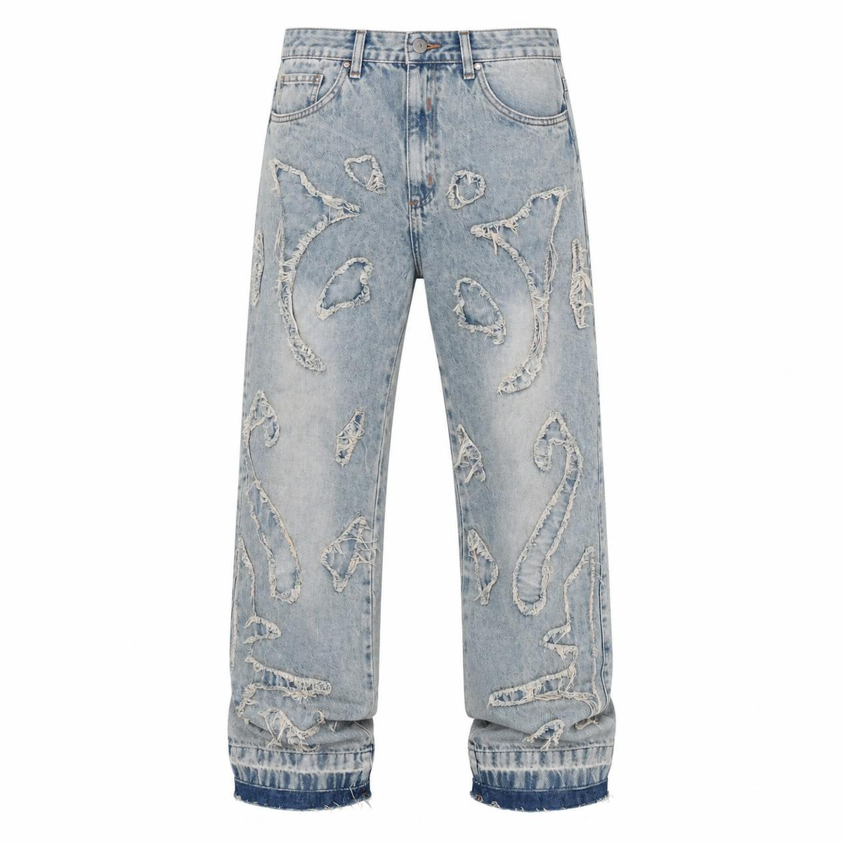 Calça Baggy Patchwork  Vintage