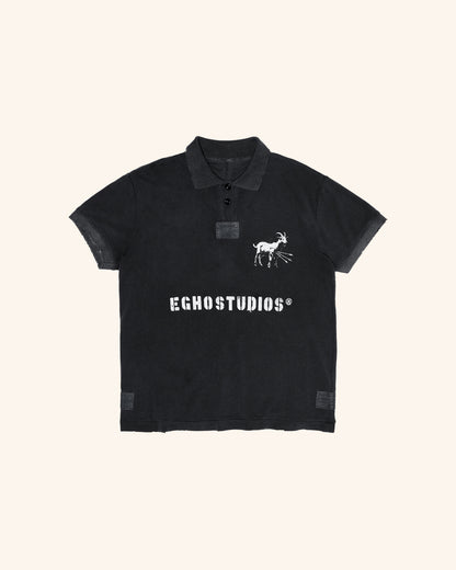 GOAT POLO - FADED BLACK
