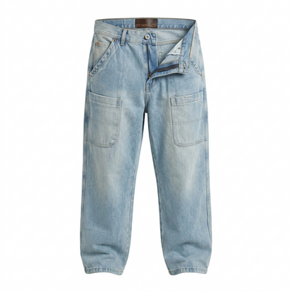 Calça Baggy Cargo Frontal Jeans