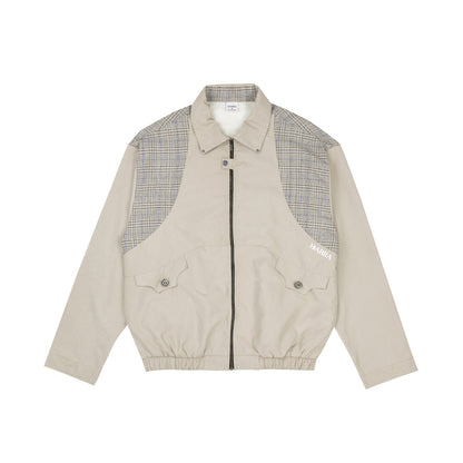 Jaqueta Barra Textura Bege