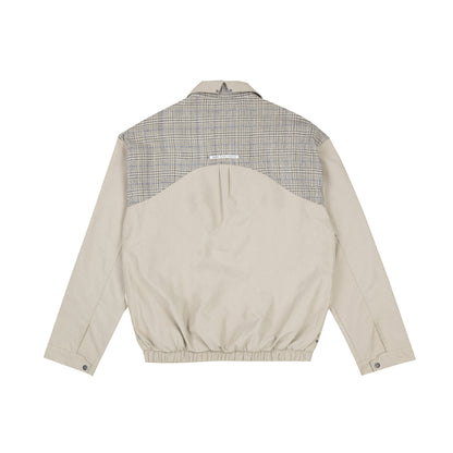 Jaqueta Barra Textura Bege