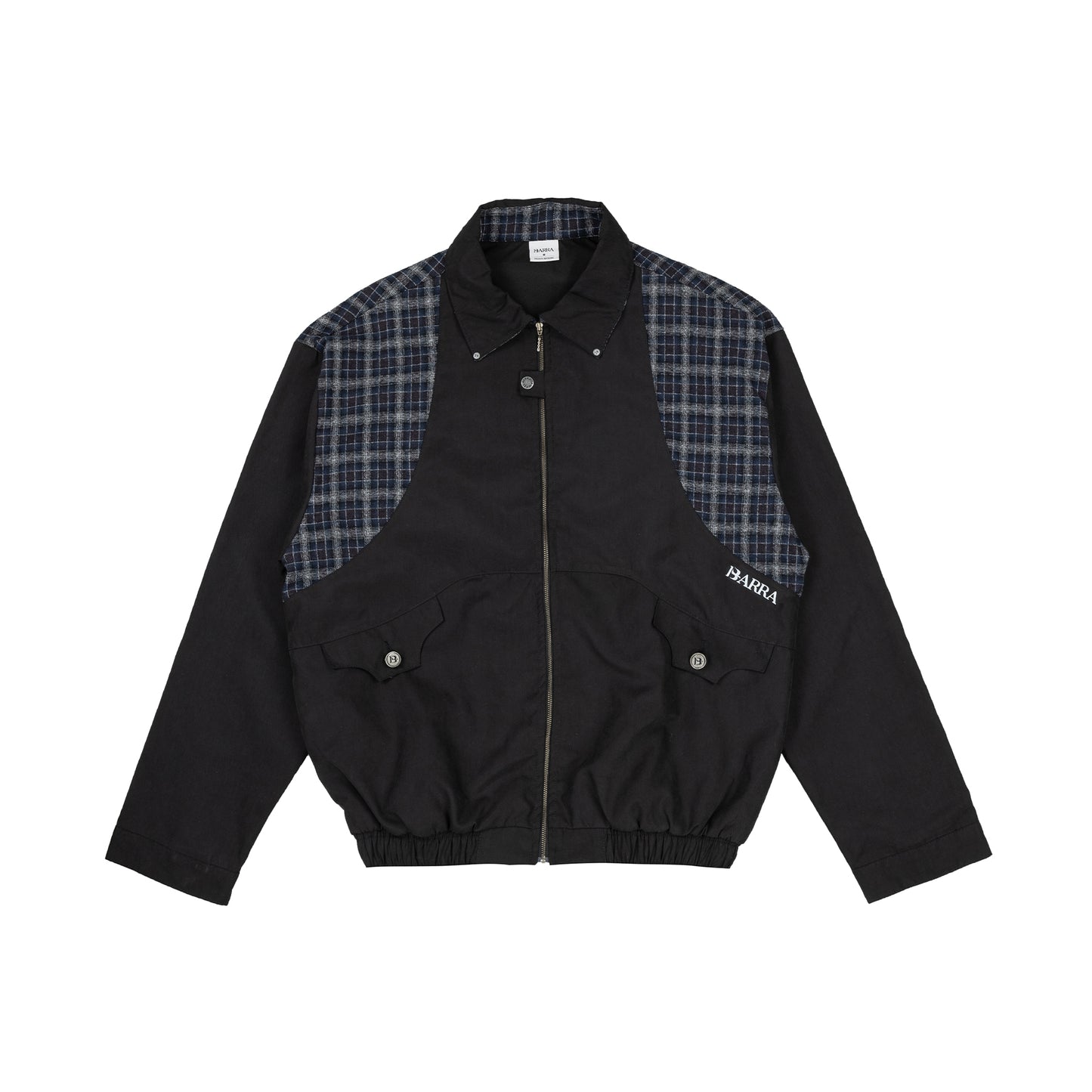 Jaqueta Barra Textura Preta