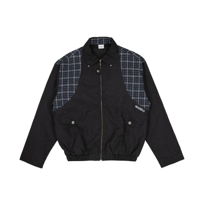 Jaqueta Barra Textura Preta