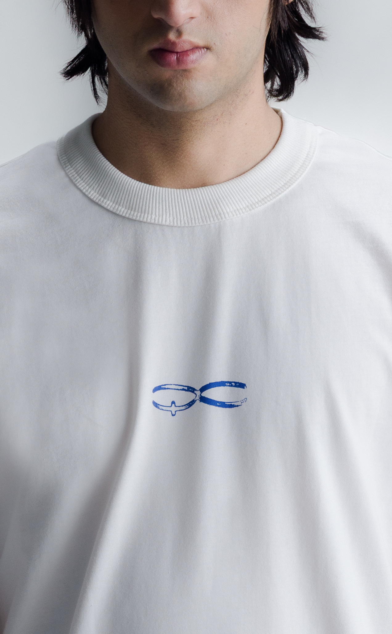 TSHIRT QUADRO CREATIONS REGULAR OFF WHITE