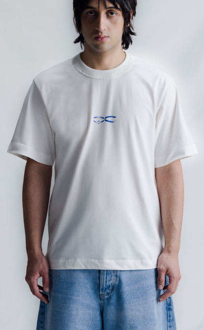 TSHIRT QUADRO CREATIONS REGULAR OFF WHITE