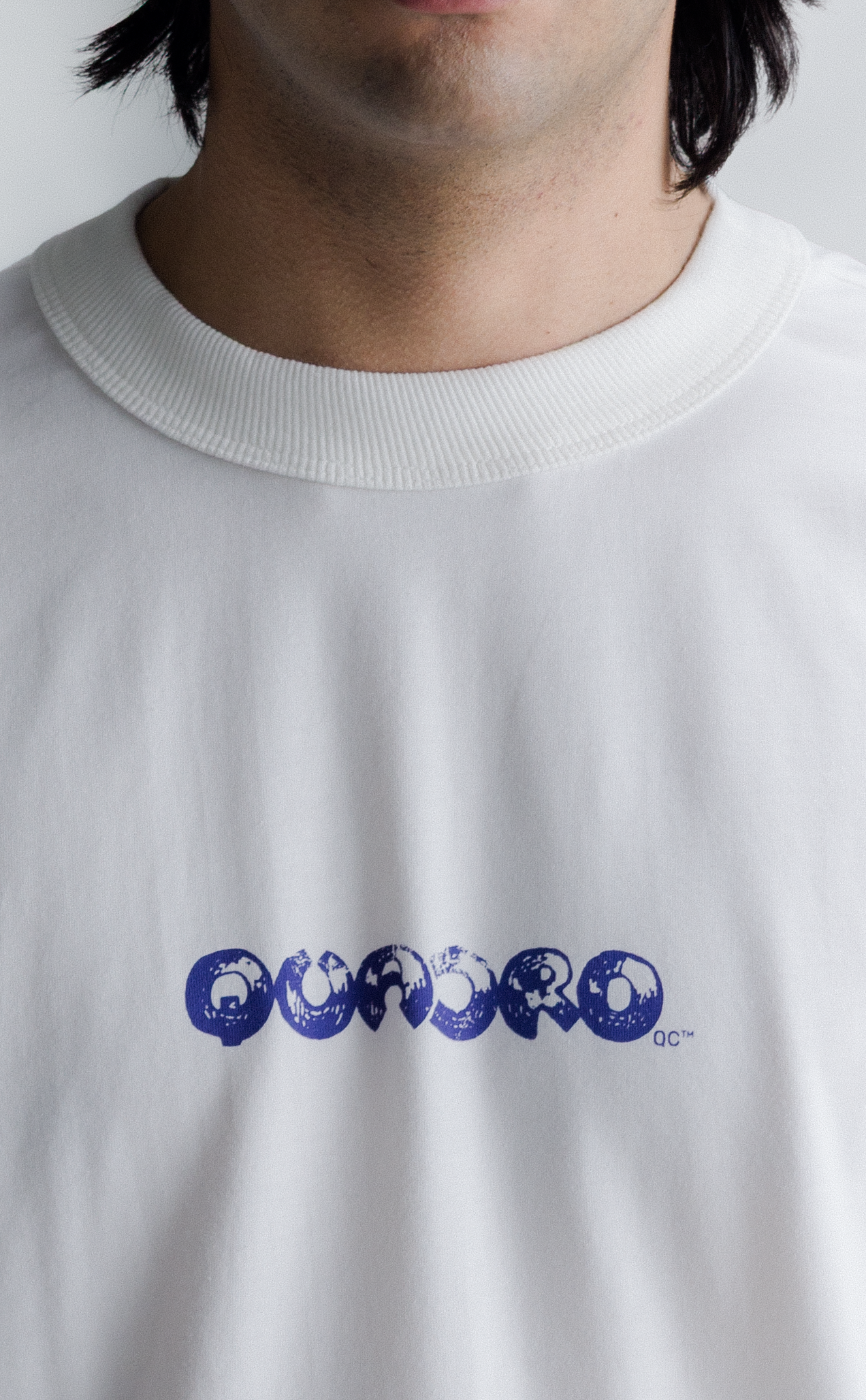 TSHIRT QUADROS CRADLE BOXY OFF WHITE