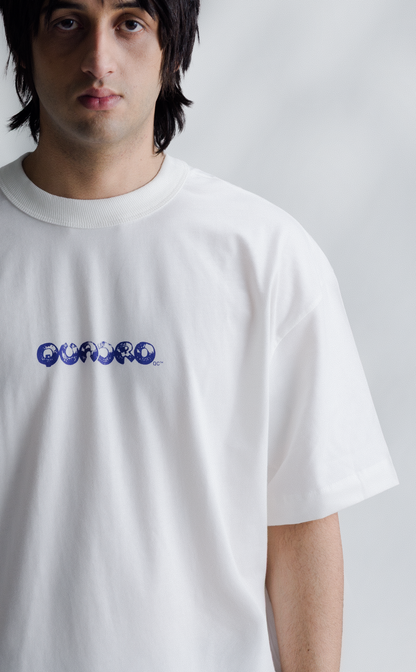 TSHIRT QUADROS CRADLE BOXY OFF WHITE