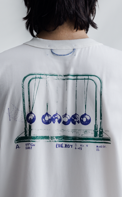 TSHIRT QUADROS CRADLE BOXY OFF WHITE