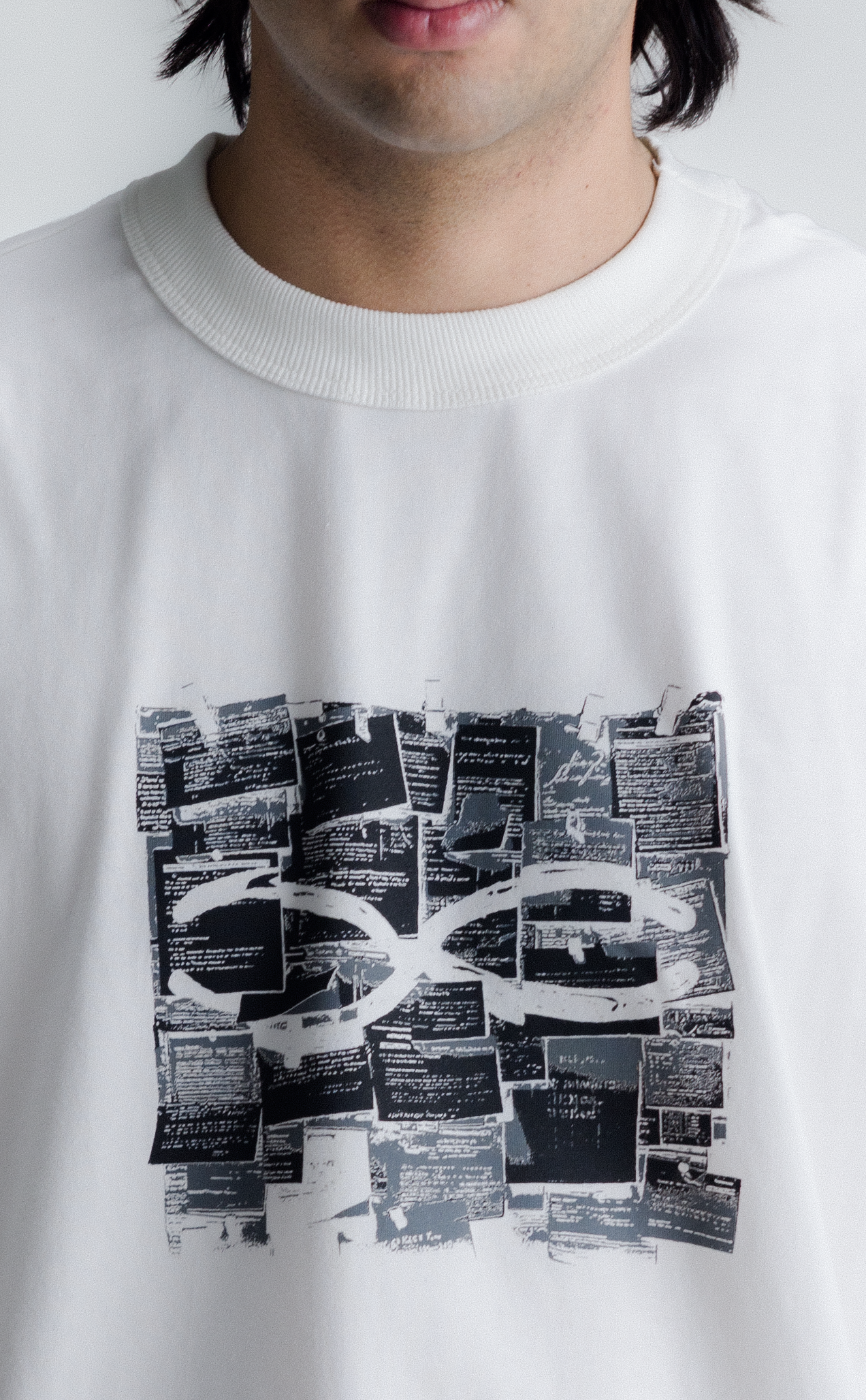 TSHIRT QC NOTES BOXY OFF WHITE