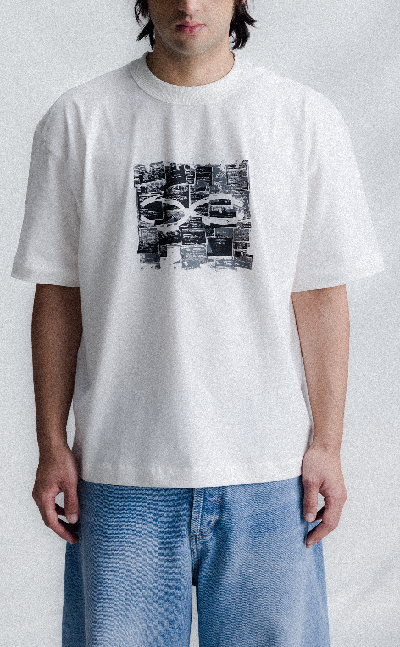 TSHIRT QC NOTES BOXY OFF WHITE