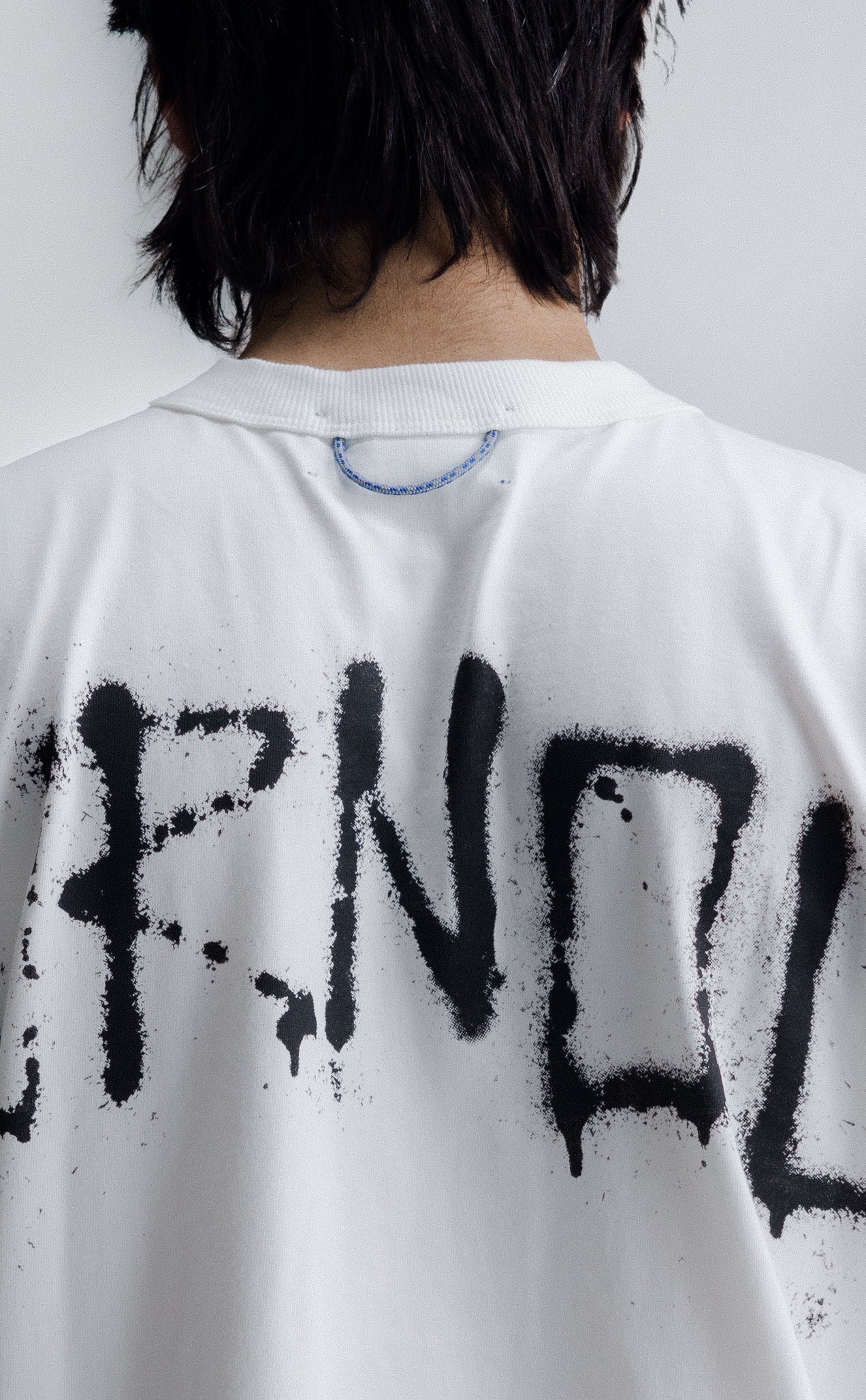 TSHIRT GRAFITE BURNOUT BOXY OFF WHITE