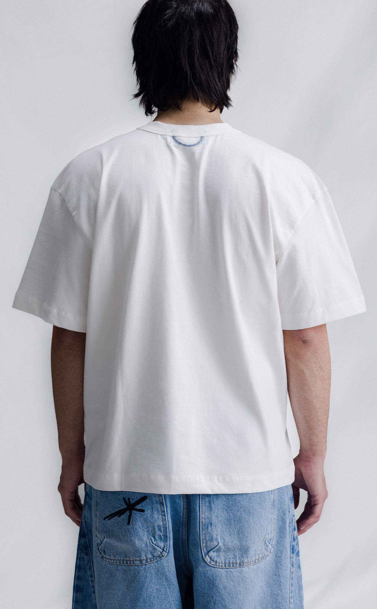 TSHIRT QC PAINT BOXY OFF WHITE