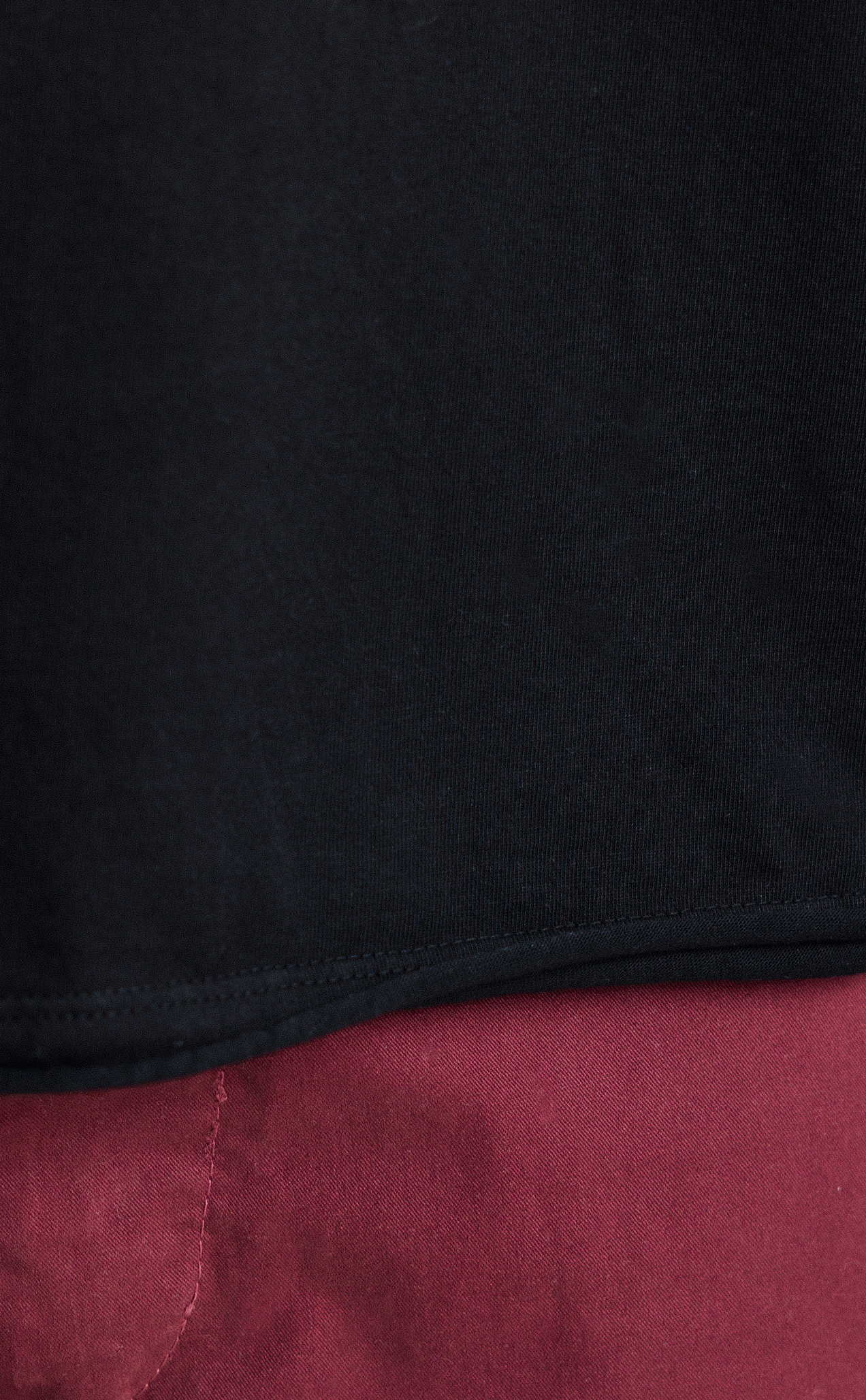 TSHIRT PIQUET PLAYSOLITAIRE OVERSIZED RAGLAN BLACK