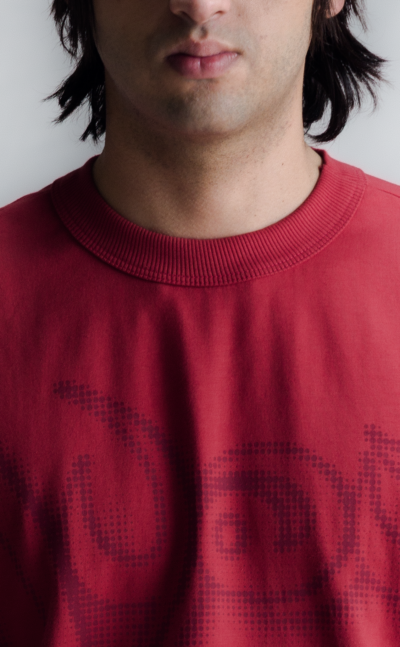 TSHIRT QUADRO TRIBE BOXY RED