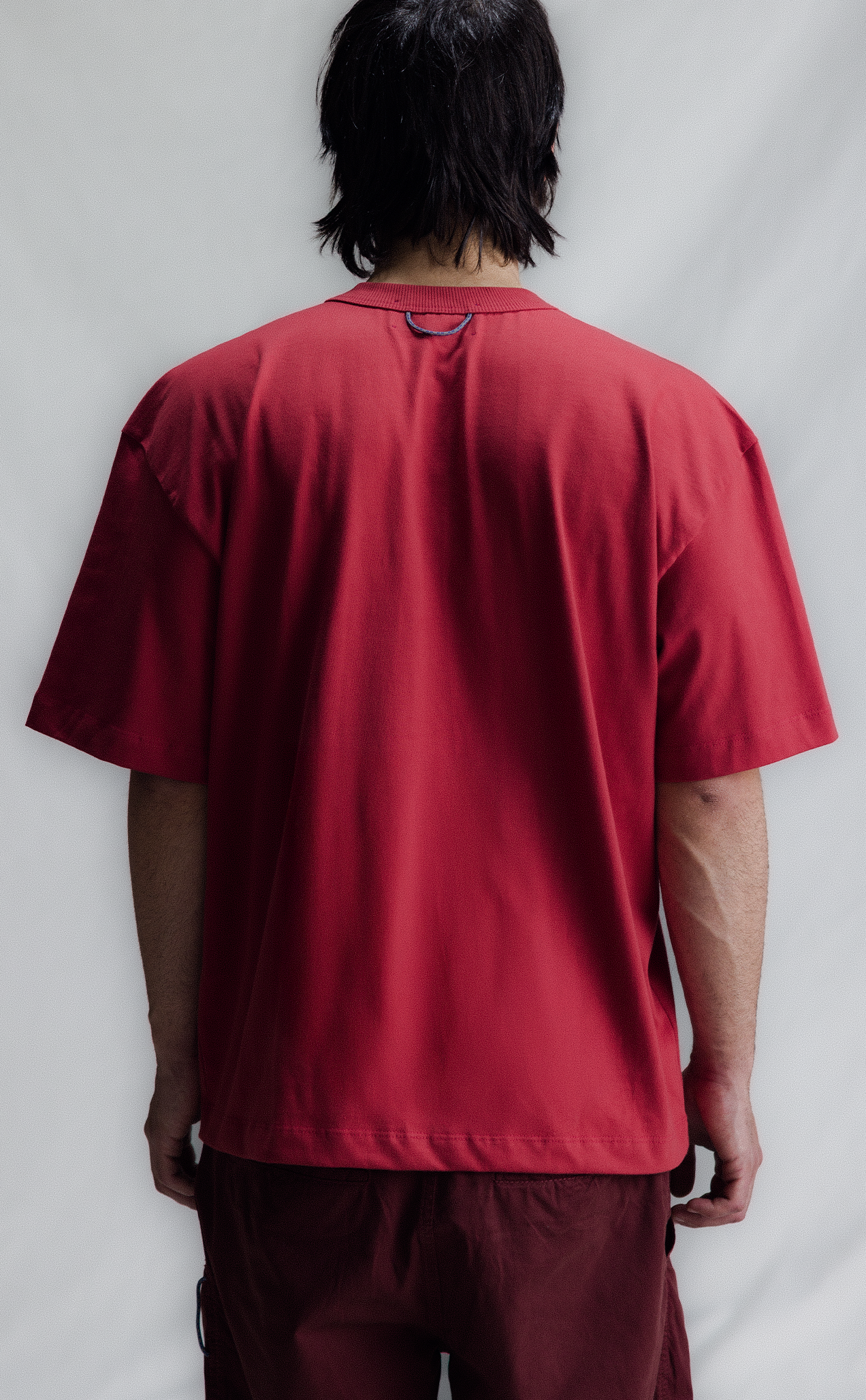 TSHIRT QUADRO TRIBE BOXY RED