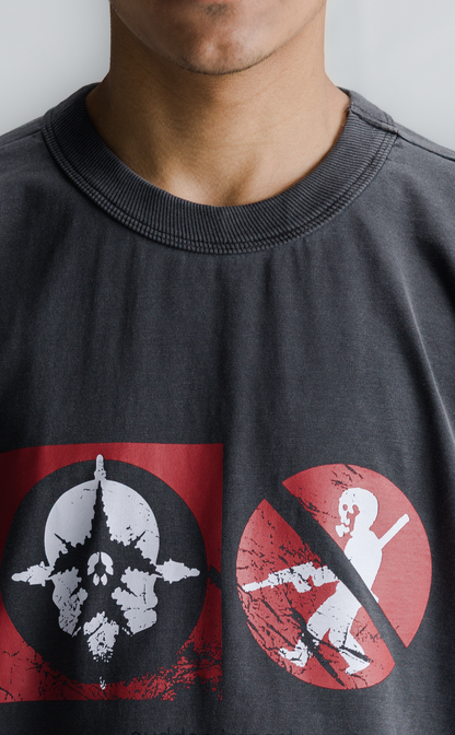 TSHIRT SUDDEN IMPACT BOXY STONED BLACK