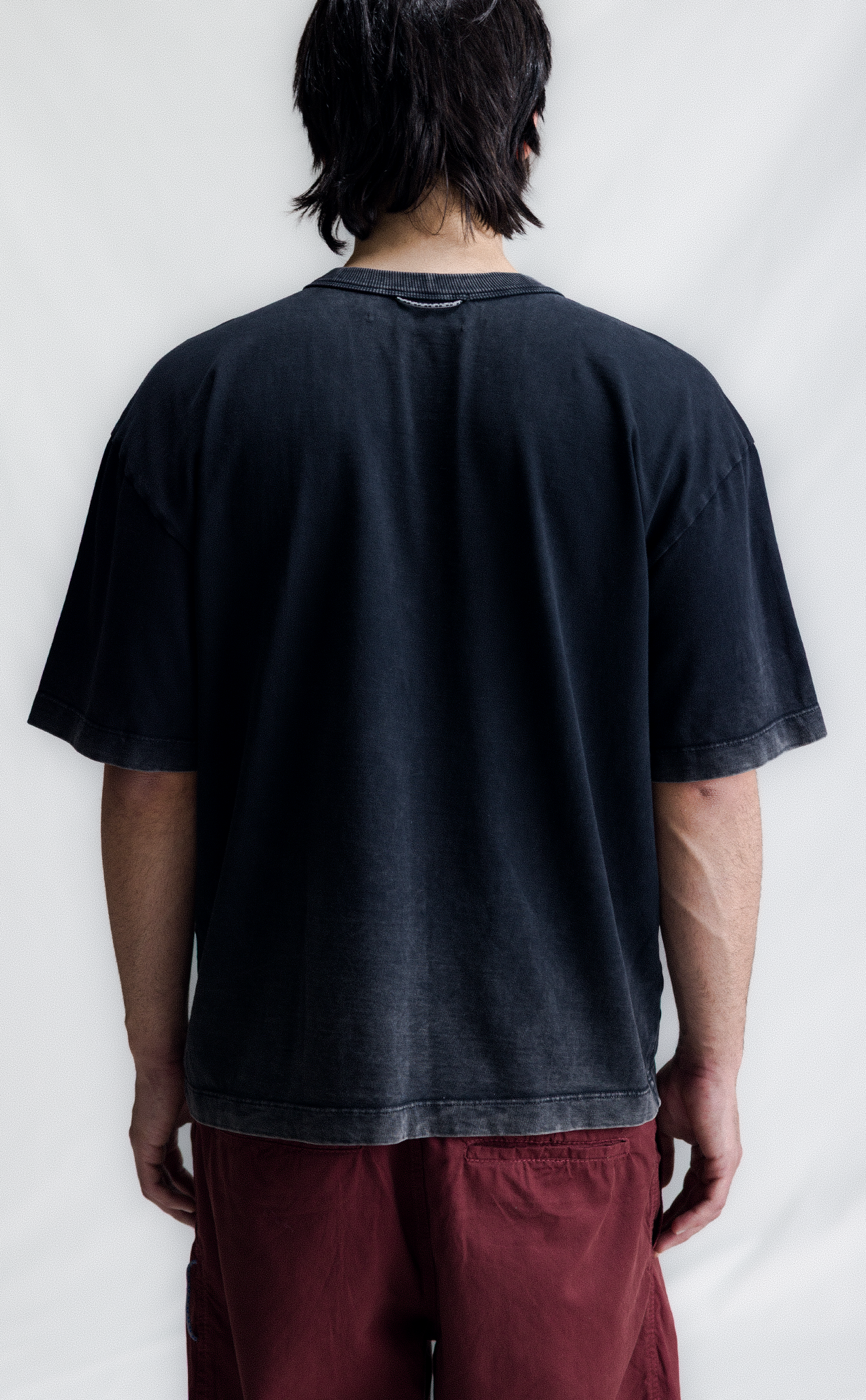 TSHIRT SADISCK BOXY WASHED GREY