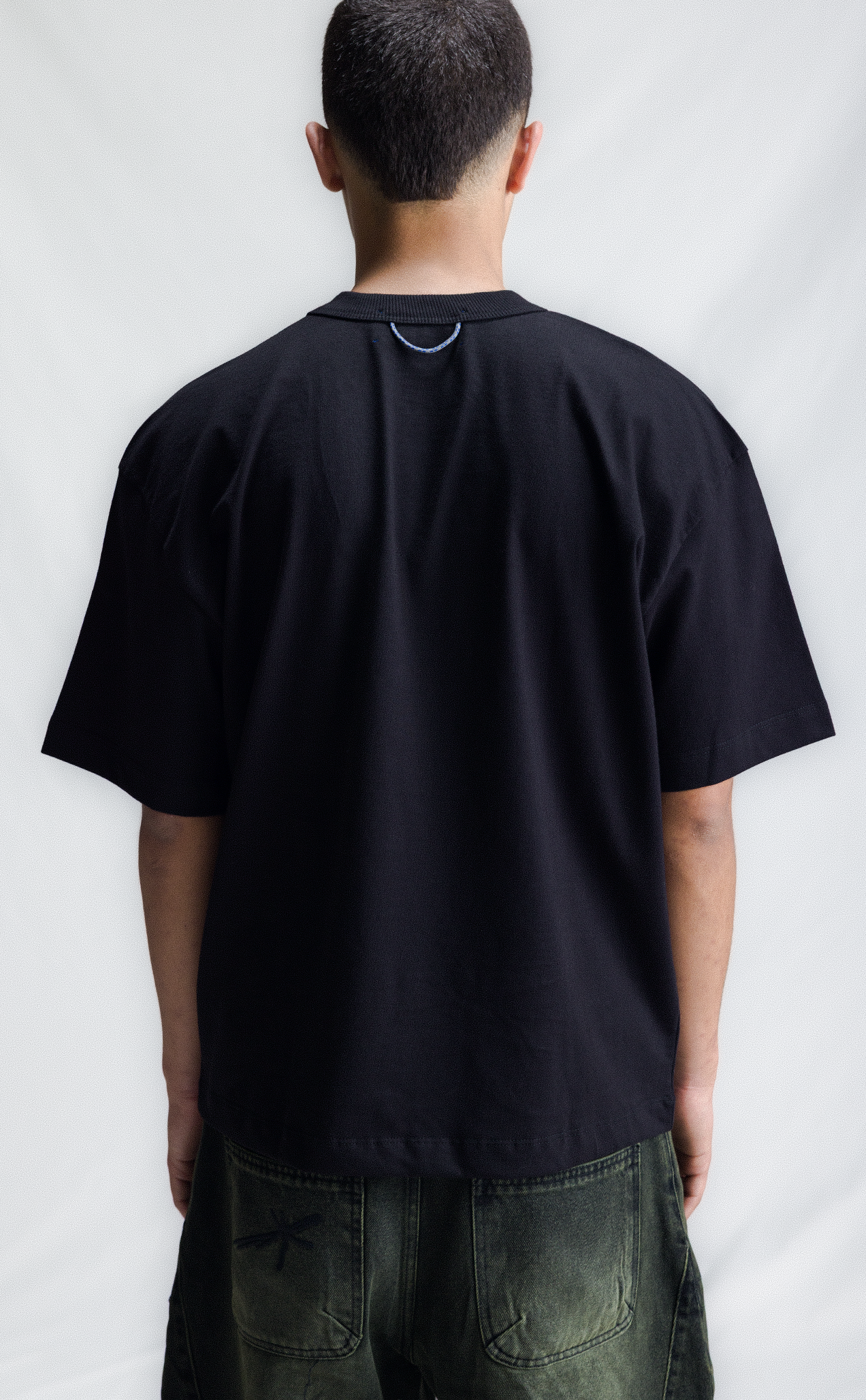TSHIRT QC PAINT BOXY BLACK