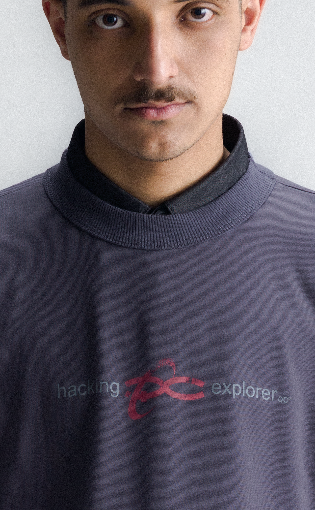 TSHIRT HACKING ACTIVITIES BOXY DARK GREY