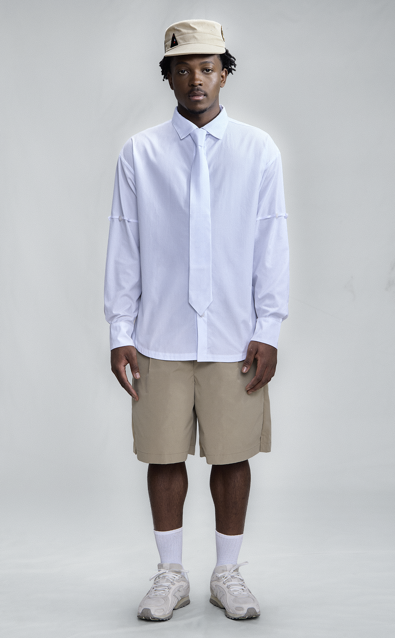 COMBAT PATCH HAT BEIGE