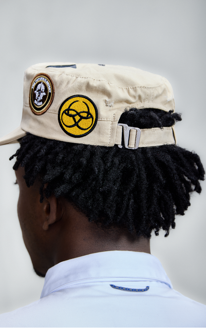 COMBAT PATCH HAT BEIGE
