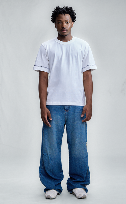 TSHIRT QC BUTTONS REGULAR OFF WHITE