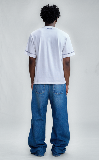 TSHIRT QC BUTTONS REGULAR OFF WHITE