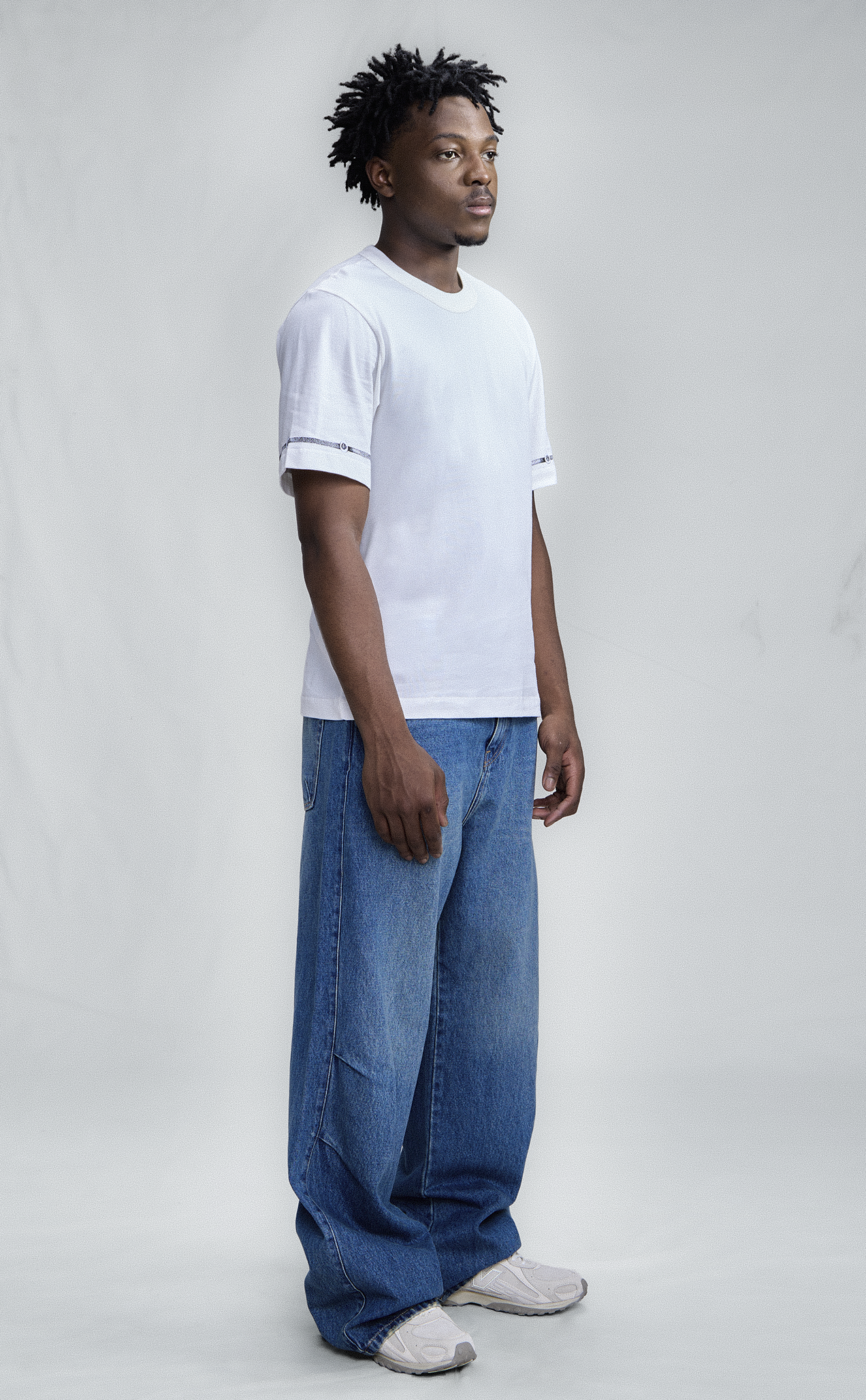 TSHIRT QC BUTTONS REGULAR OFF WHITE