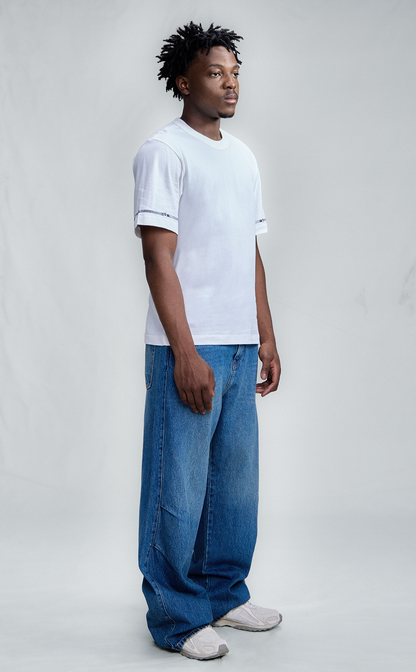 TSHIRT QC BUTTONS REGULAR OFF WHITE