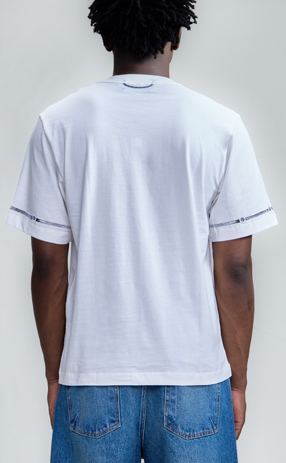 TSHIRT QC BUTTONS REGULAR OFF WHITE