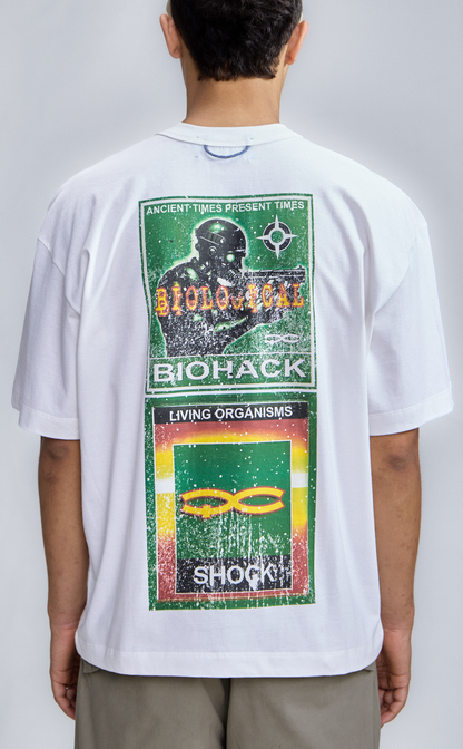 TSHIRT QC BIOHACK BOXY OFF WHITE
