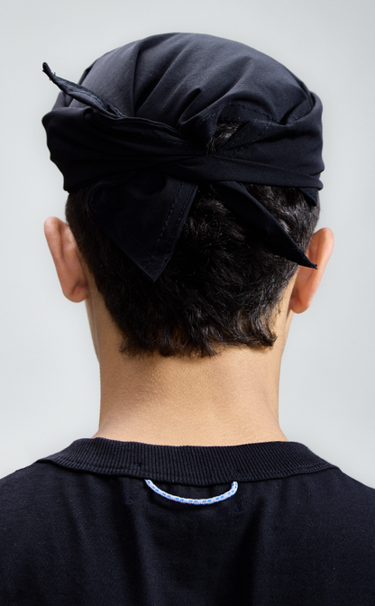 BUTTERFLY KNOT HAT BLACK 2.0