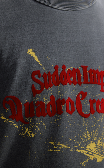 TSHIRT QC SUDDEN IMPACT BOXY MC STONED BLACK