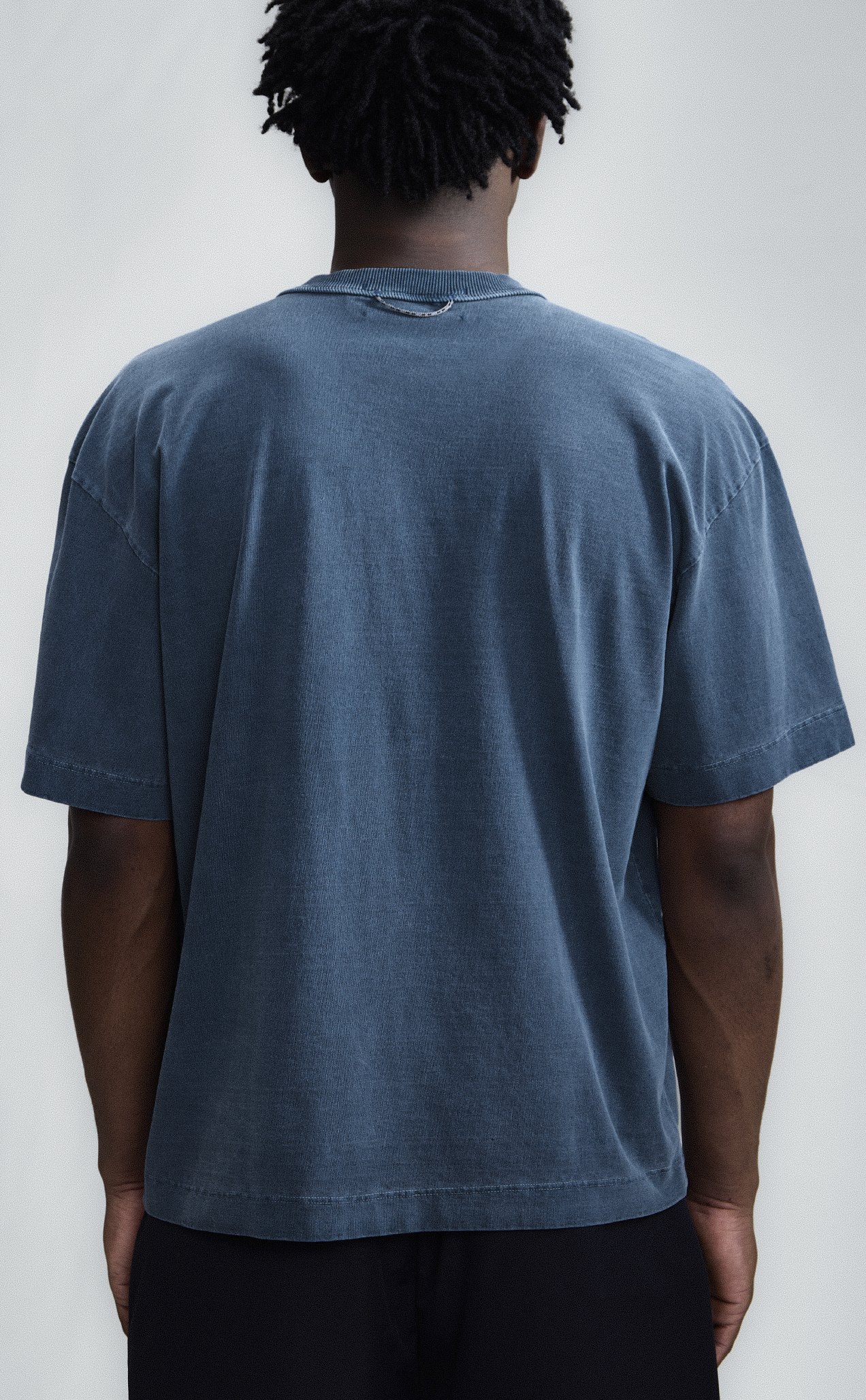 TSHIRT QC FUTURE BOXY WASHED BLUE