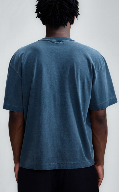 TSHIRT QC FUTURE BOXY WASHED BLUE